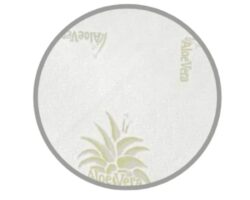 Nakładka nawierzchniowa topper Aloe Green 5 cm 180x200 cm z wysokoelastycznej pianki Kaltschaum i zdejmowanym pokrowcem