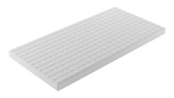 Nakładka nawierzchniowa topper Artena 5 cm 80x200 cm z pianki wysokoelastycznej i zdejmowanym pokrowcem