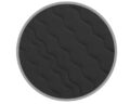 Nakładka nawierzchniowa Topper Kaltschaum Black 5 cm o wymiarach 80x200 cm z pokrowcem z zamkiem