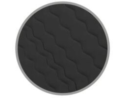 Nakładka nawierzchniowa Topper Kaltschaum Black 5 cm o wymiarach 80x200 cm z pokrowcem z zamkiem
