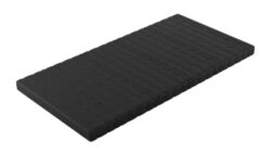 Nakładka nawierzchniowa Topper Kaltschaum Black 5 cm 80x200 cm z pianki wysokoelastycznej i zdejmowanym pokrowcem