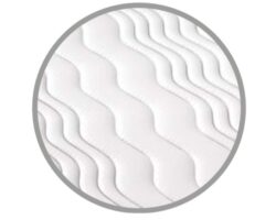 Topper Kaltschaum Classic 5 cm 100x200 cm z pianki wysokoelastycznej z zdejmowanym pokrowcem H2