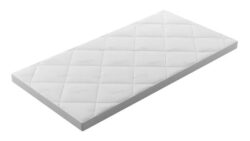 Nakładka na materac Topper Karo 5 cm 80x200 cm z pianki wysokoelastycznej i zdejmowanym pokrowcem H2