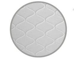 Nakładka na materac Topper Silver 5 cm 80x200 cm z wysokoelastycznej pianki Kaltschaum i zdejmowanym pokrowcem