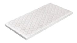 Nakładka na materac Topper Silver 5 cm 80x200 cm z wysokoelastycznej pianki i zdejmowanym pokrowcem