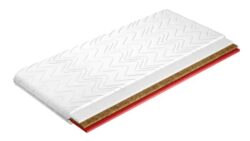 Nakładka dwustronna 5 cm Topper Simply 80x200 cm z pianką HR i matą kokosową z zdejmowanym pokrowcem