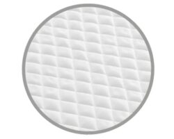 Dwustronny topper Visco+Lateks Tencel 6 cm 80x200 cm z pokrowcem antyalergicznym i dwoma poziomami twardości