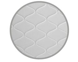 Dwustronna nakładka topper Modern 7 cm 80x200 cm z matą kokosową i lateksem, z zdejmowanym pokrowcem