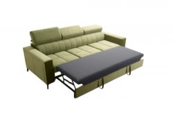 Kanapa rozkładana Side w tkaninie Magic Velvet-2294 w nowoczesnym salonie