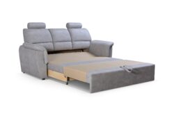 Sofa rozkładana Diana w tkaninie Largo-12 z funkcją spania i pojemnikiem na pościel
