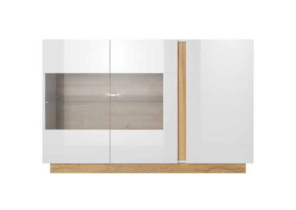 Komoda Arco 138 3D z witryną - obrazek 5