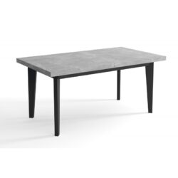 Stół rozkładany Skandynawski 140x80 cm z wstawką 40 cm, blat laminowany, nogi z drewna bukowego