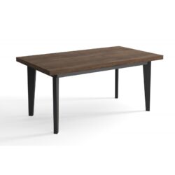Stół rozkładany Skandynawski 140x80 cm z wstawką 40 cm, blat laminowany, nogi z litego drewna bukowego
