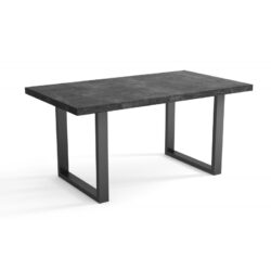 Loftowy stół Metal Prosty 140x80 cm z metalową ramą i laminowanym blatem w kilku kolorach