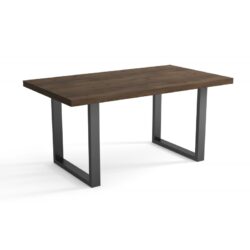 Loftowy stół Metal Prosty 140x80 cm z metalową ramą i laminowanym blatem w kilku kolorach