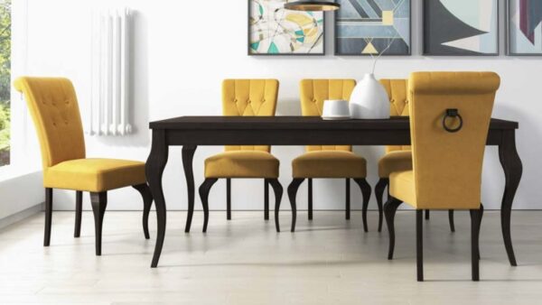 Stół rozkładany Amber 120x70 + wstawka 1x40cm LAMINAT - obrazek 3