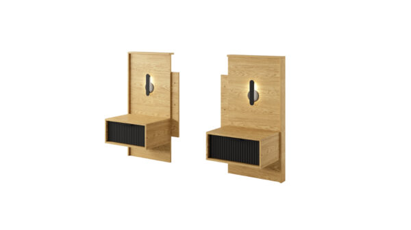 Stolik nocny Baltic LED x2 - obrazek 1
