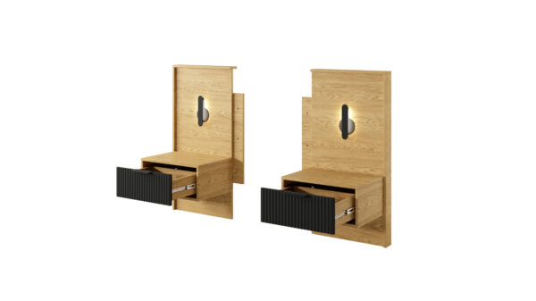 Stolik nocny Baltic LED x2 - obrazek 2