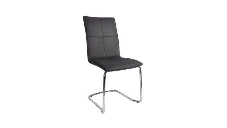 Krzesło tapicerowane MW112 z metalową podstawą, eleganckie i nowoczesne do jadalni lub biura