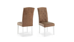 Krzesło tapicerowane MW84 z drewna bukowego w klasycznym stylu na jasnym tle