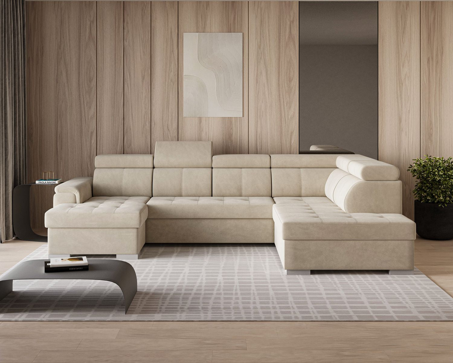 Narożnik Silver U rzut z góry