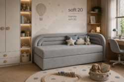 Łóżko młodzieżowe KORBI SOFT 3 - obrazek 8