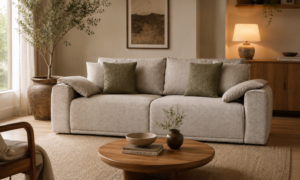 Big Sofa QUEEN z funkcją spania i pojemnikiem